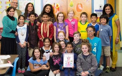 Fourth Graders Learn About Indian Culture