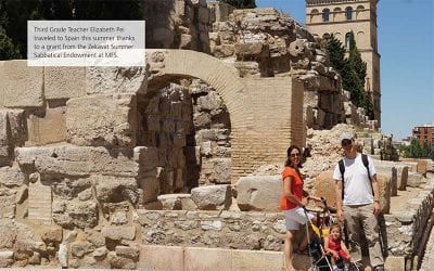 Third Grade Teacher Elizabeth Pei Discovers History in Spain