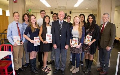 Wawa Vice Chairman Howard Stoeckel Discusses Leadership with Upper School Students