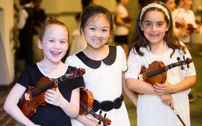 Second Grade Classes Perform in Annual Violin Recital