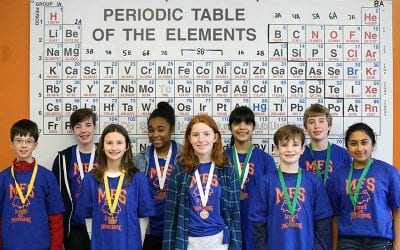 Middle School Science Olympiad Team Qualifies for States