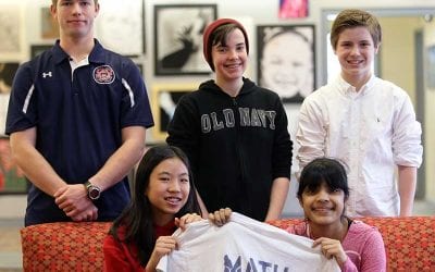 Middle School MATHCOUNTS Team Earns Third Place at Regional Competition