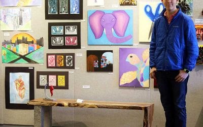 Student Earns First Place in Heart Art Competition