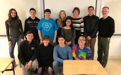 Trustee Mindy Holman Visits Grade 10 Leadership Class