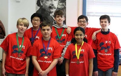 Middle School Science Olympiad Team Wins Eight Medals