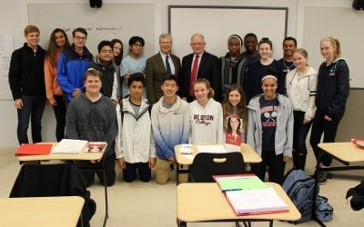 Bayada Home Health Care Founder and President Mark Baiada Visits “Leadership and the Quaker Dimension” Class