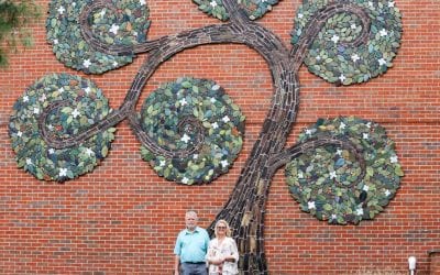 Lower School “Tree of Life” Mural Unites Artistry and Quaker Values