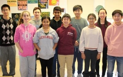 Middle School MATHCOUNTS Team Places Fifth at Chapter Competition