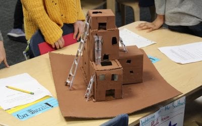 Third Grade Students Explore Artifacts and Adaptations from Native American History