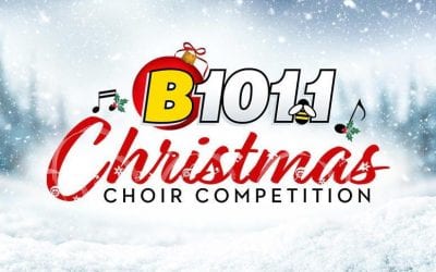 VOTE MONDAY! Upper School Chamber Choir Semifinalist in B101 Christmas Choir Competition