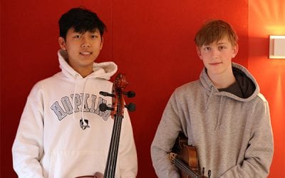 Alex Kwak ’23 and Emmet Kimberly ’22 Accepted Into All-South Jersey Orchestra