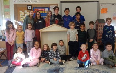 Kindergarten and MS Advisory Collaborate to Design Dollhouse