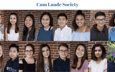 Sixteen Students Inducted Into Cum Laude Society