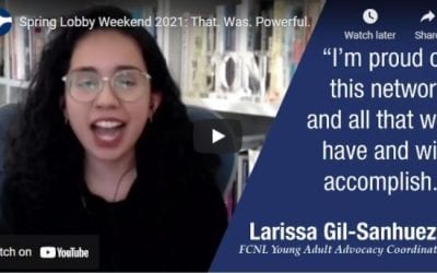 Students Attend FCNL Spring Lobby Weekend