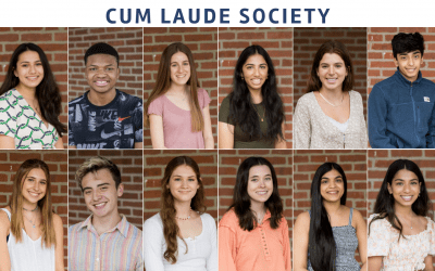 Sixteen Students Inducted Into Cum Laude Society