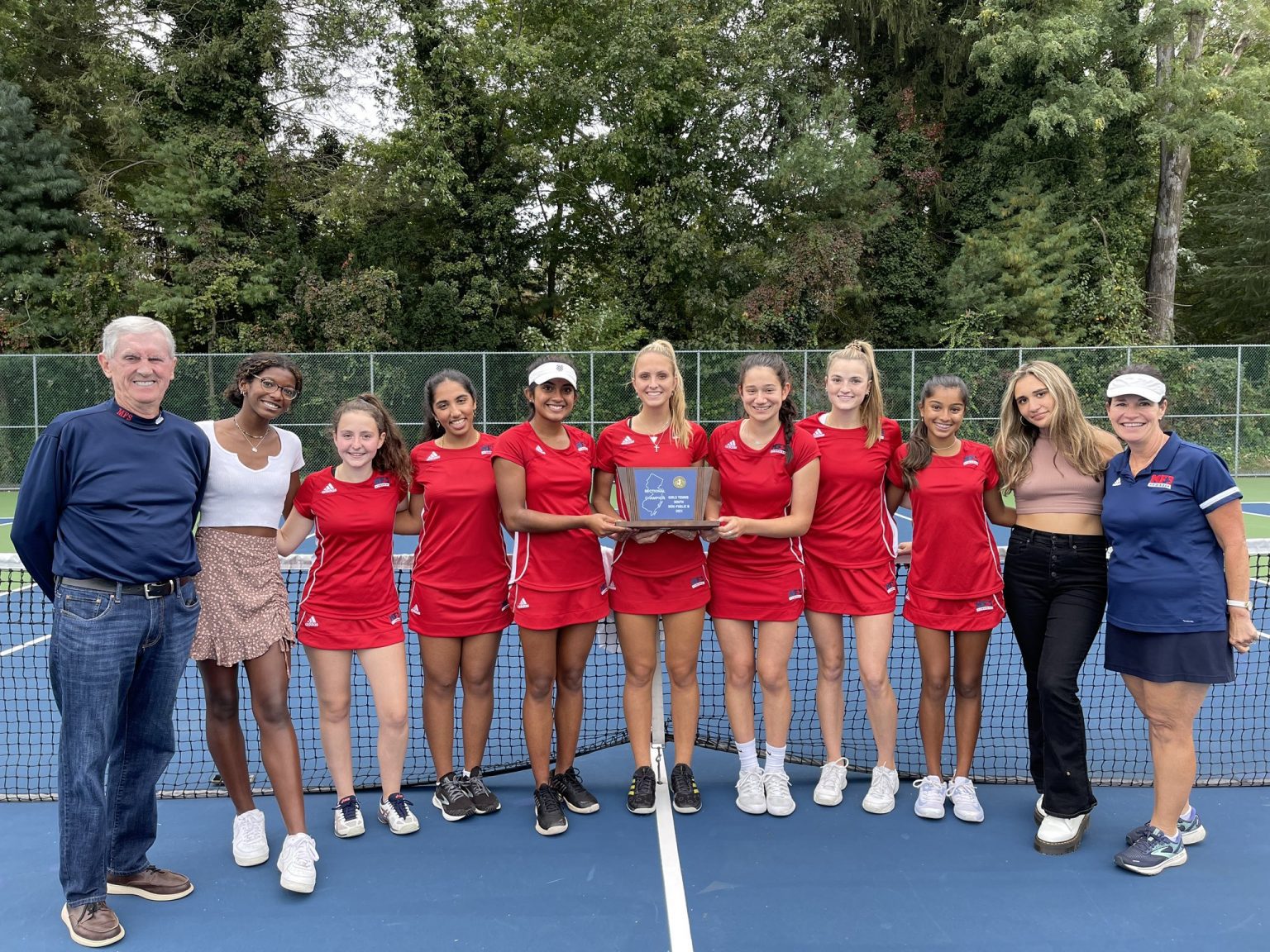 Girls' Tennis Wins Tenth NJSIAA Sectional Crown in Program History