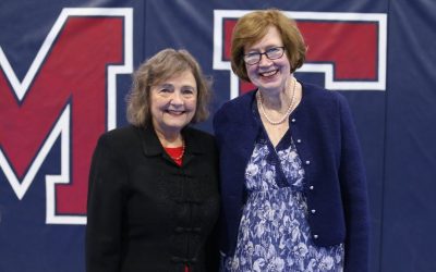 Lynne Brick and Marge Dawson Receive Alumni Association Service Award