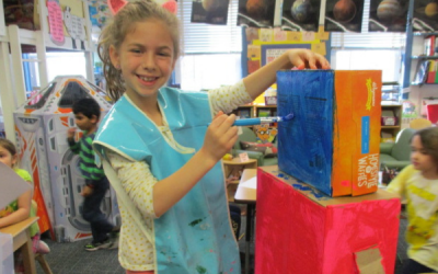 First Graders Design Robots and Explore Space