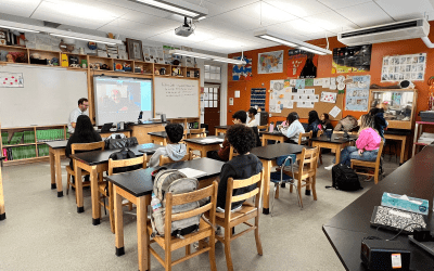 US Honors Biology Class Meets with Snail Scientist