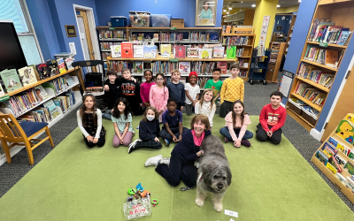 Third Grade Class Reads with a Special Guest