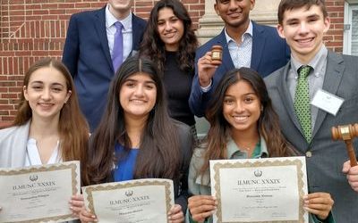 40-Student Delegation Attends Ivy League Model UN Conference