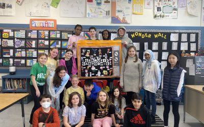 Middle School Advisories Bond Through Banner Creation