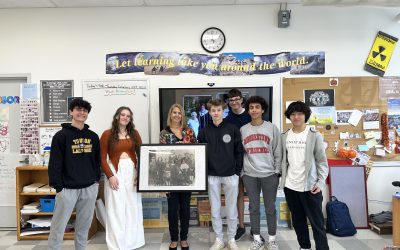 Holocaust Guest Speaker Renee Rieder Siegel speaks to 20th Century World History Class