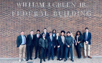 Law, Democracy, and Society Class Participates in Moot Court with Federal Judge