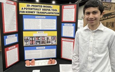 Seventh Grader Garners Two Awards at Regional Science Fair