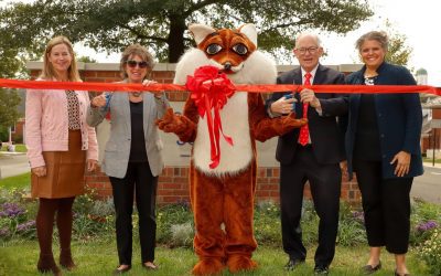 New School Sign Provides Welcoming Gateway to Campus