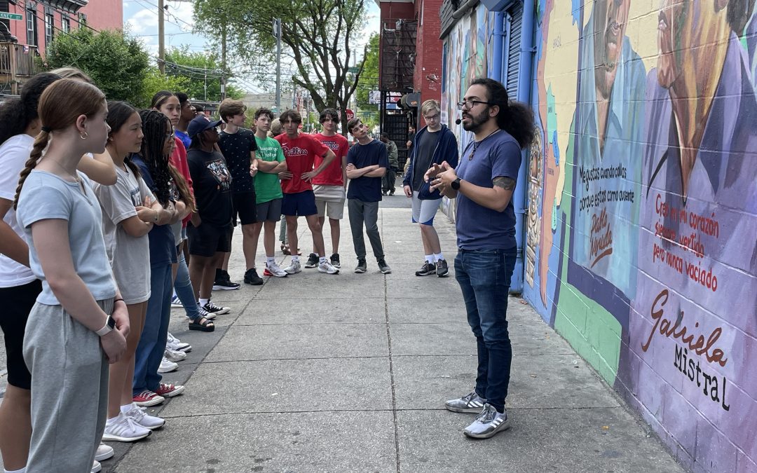 Eighth Grade Field Trip to Taller Puertorriqueño