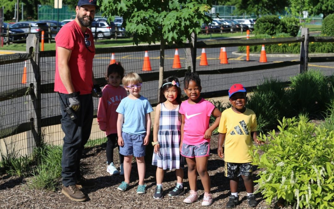 Preschool and Prekindergarten Students Serve as Stewards for the Playscape