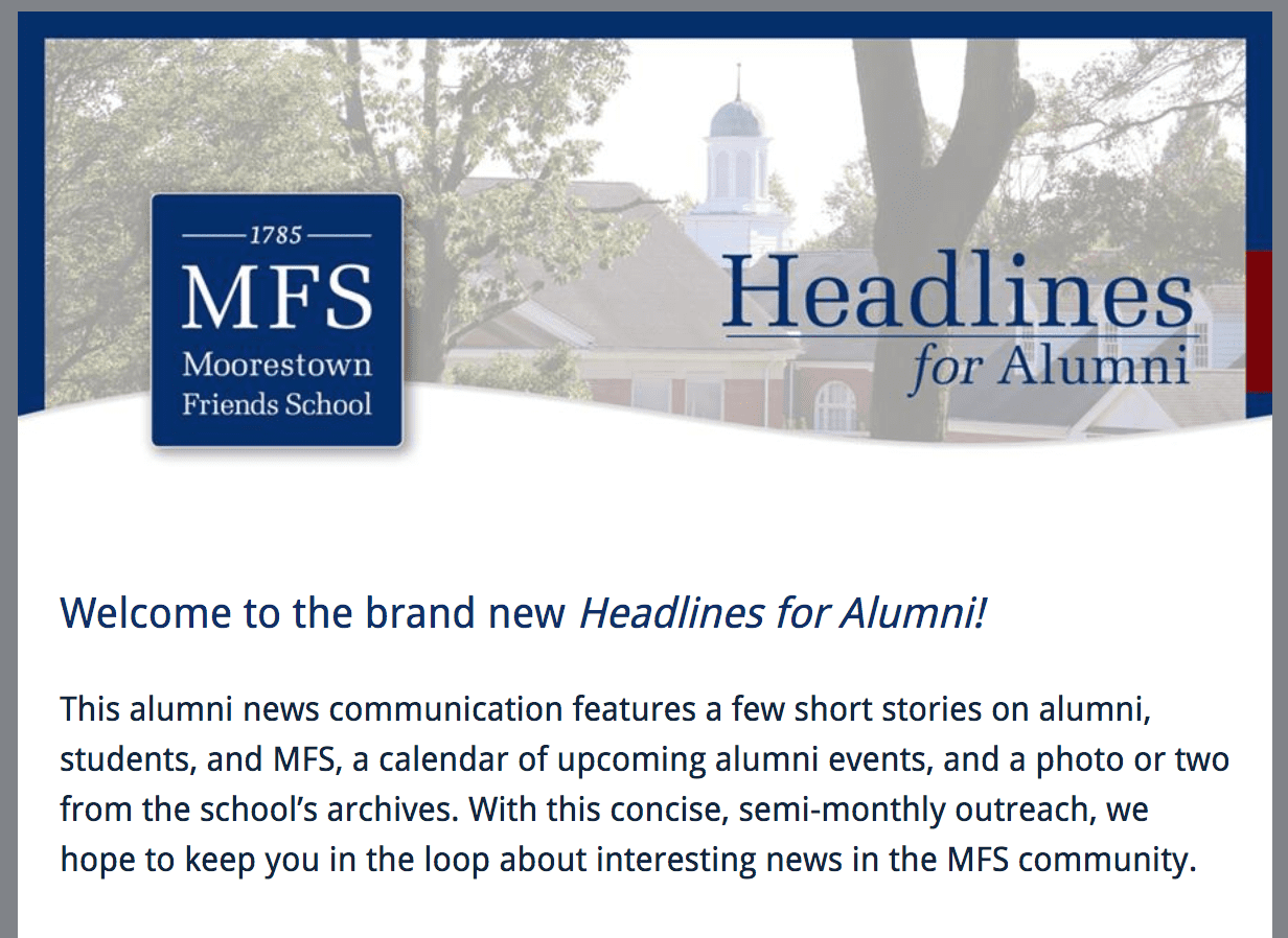 Headlines for Alumni