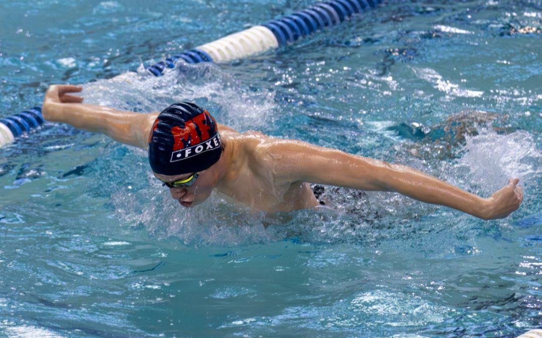 Swimmers Compete in South Jersey Coaches’ Invitational & McNitt Meet; Matt Strauss ’27 Wins Bronze in 100 Butterfly